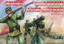 Orion ORI72037 - Soviet quad Maxim AA MG and crew in 1:72