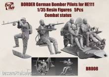 Border Model BR-008 - German Bomber Pilots for He 111 Combat Status (5 pcs)