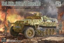 Border Model BT-041 - Sd.Kfz.251/1 Ausf.D w/ Workable Tracks & Interiors