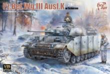 Border Model BT-048 - Pz.Bef.Wg.III Ausf.K w/ Shurzen 2 in 1