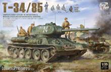Border Model BT-027 - T-34-85 Composite Turret 112 Plant w/5 Resin Figures & Workable Track and Suspension & Metal Gun Barrel