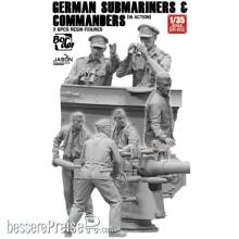 Border Model BR-002 - German Submarines & Commanders Set of 6 Resin Figures