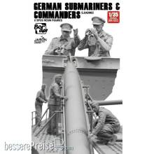 Border Model BR-003 - German Submarines & Commanders (Loading) 5 pcs Resin Figures