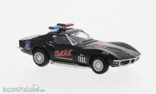 Brekina 19986 - Brekina, Chevrolet Corvette C3, 1967, D.A.R.E., 1:87