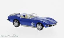 Brekina 19992 - Brekina, Chevrolet Corvette C3, blau, 1967, 1:87