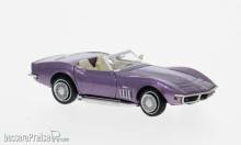 Brekina 19995 - Brekina, Chevrolet Corvette C3, violett, 1967, 1:87
