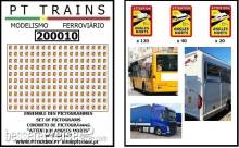 PT Trains 200010 - Set Wasserdecals Piktogramme toter Winkel
