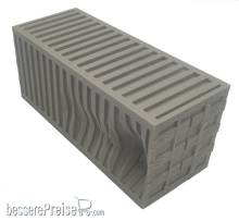 Trains4you 200139 - Container beschädigt 20ft, grau, 1 Stück im Maßstab 1:45 (Spur 0)