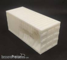 Trains4you 200160 - Container beschädigt 20ft, weiß, 1 Stück, Maßstab 1:32