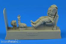 Aerobonus 320.115 - 1:32 German Luftwaffe Pilot for Bf 109 with seat for EDU/TRU/HAS/DRA