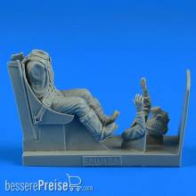 Aerobonus 320.131 - 1:32 US NAVY WWII Pilot with ej. seat for F4U Corsair f.Trumpeter