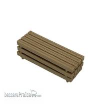 Trains4you 200241 - H0 - Balkenstapel, klein, 3-teilig, helles Holz