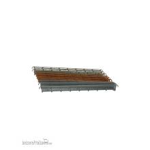 Trains4you 200266 - H0 - Geländer, Rillen mit Handlauf, gemischt, 10 Stk (1m)
