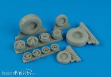 Wheelliant 132.001 - 1:32 F-14D Super Tomcat weighted wheels (TRU)