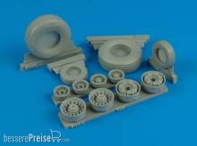 Wheelliant 132.004 - 1:32 F-14A Tomcat weighted wheels (TAM)