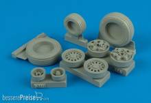 Wheelliant 132.006 - 1:32 F-16l Sufa weighted wheels for Academy