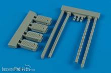 Wheelliant 132.011 - 1:32 U.S. Navy poly.wheel chock NWC-4/5 - la.