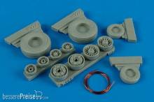 Wheelliant 148.001 - 1:48 F-14A Tomcat weighted wheels