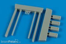 Wheelliant 148.003 - 1:48 US. Navy poly. wheel chock NWC-4/5