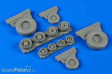 Wheelliant 148.011 - 1:48 F-14A Tomcat weighted wheels for Academy