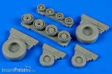 Wheelliant 148.012 - 1:48 F-14B/D Tomcat weigted wheels f.HobbyBos
