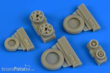 Wheelliant 148.016 - 1:48 F-16I Sufa weighted wheels for Kinetic