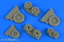 Wheelliant 148.017 - 1:48 F-16I Sufa weighted wheels(GY produktion for Hasegawa