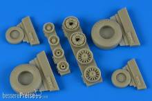 Wheelliant 148.019 - 1:48 F-14B/D Tomcat weighted wheels f.Tamiya