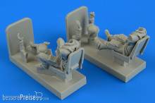 Aerobonus 480.163 - 1:48 German Luftwaffe Pilot & Operator with seats f.Me-262B-1A/U1