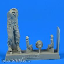 Aerobonus 350.005 - 1:35 Kriegsmarine WWII sailor w.rope f.German schnellboats,German Human Torpedoes