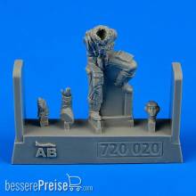 Aerobonus 720.02 - 1:72 German Luftwaffe Pilot WWII f.Bf 109 lat late version