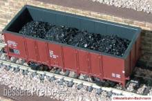 Modellbahn-Bachmann 2010101A - Kohle grob für Tillig, für den 2-achs. off. Güterwagen Elo (Art.- Nr. 14231 u.ä.) Größe: 61 x 20 mm