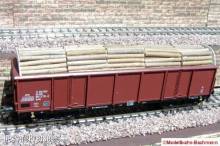 Modellbahn-Bachmann 2010410 - Stammholz längs für Tillig, für den 4-achs. off. Güterwagen Eas (Art.- Nr. 15220 .ä.) Größe: 103 x 20 mm