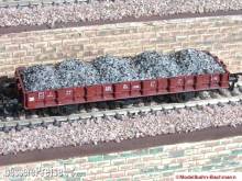 Modellbahn-Bachmann 2010705 - Schotter Granit für Tillig, für den 2-achs. Rungenwagen Rm (Art.- Nr. 14620 u.ä.) Größe: 82 x 20 mm