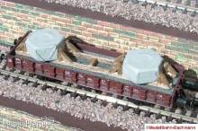 Modellbahn-Bachmann 2010713 - Maschinenteile (82 x 20 mm) für Tillig, für den 2-achs. Rungenwagen Rm (Art.- Nr. 14620 u.ä.) Größe: 82 x 20 mm