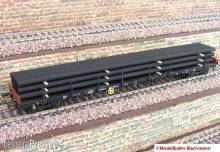 Modellbahn-Bachmann 2010924 - Rohre neutral für Tillig, für den 4-achs. Flachwagen Rgs (Art.- Nr. 15501 u.ä.) Größe: 150 x 23 mm