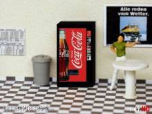 Modellland 2011-8 - 1:87 Spur H0 Coca Cola Getränkeautomat