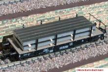 Modellbahn-Bachmann 2011033 - Alu-Brammen für Tillig, für den 4-achs. Schwerlastwagen Ssys (Art.- Nr. 15500 u.ä.) Größe: 70 x 18 mm
