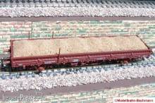 Modellbahn-Bachmann 2011103 - Sand für Tillig, für den 2-achs. Rungenwagen Ks 3301 (Art.- Nr. 14750 u.ä.) Größe: 103 x 21 mm