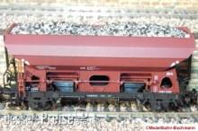 Modellbahn-Bachmann 2011205 - Schotter Granit 3-tlg. für Tillig, für den 2-achs. Schüttgutwagen Ommtu/ Fcs (Art.- Nr. 01473 u.ä.)