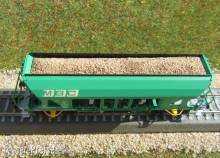 Modellbahn-Bachmann 2012106 - Kies (magnetisch) für Tillig, für den 4-achs. Schüttgutwagen Faccns(Art.- Nr. 01055 u.ä.)