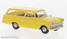 Brekina 20136 - Opel P2 Caravan, gelb, 1960,