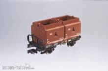 NME 201500 - N - Kokskübelwagen Fb-zz 131, bel. m. 2 Kübeln, DB AG, Ep. 5, 1. Betr.nr.