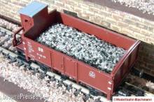 Modellbahn-Bachmann 2020105 - Schotter Granit für pmt, für 2-achs. off.Güterwagen Omk(u) (Art.-Nr. 65101 u.ä.) Größe: 42 x 22 mm
