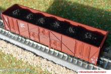 Modellbahn-Bachmann 2020314 - Braunkohle für pmt, für den 4-achs. O- Wagen LOWA (Art.- Nr. 65301 u.ä.) Größe: 101 x 21 mm