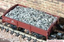 Modellbahn-Bachmann 2020405 - Schotter Granit für pmt, für den 2-achs. Niederbordwagen (Art.-Nr. 65150 u.ä.) Größe: 42 x 22 mm