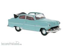 Brekina 20249 - Brekina, Opel Olympia Cabrio, helltürkis, 1954, 1:87