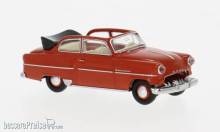 Brekina 20251 - Brekina, Opel Olympia Cabrio, hellrot, 1954, 1:87