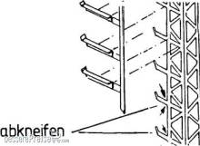 Weinert 2029 - Steigen für Masten mit 138 mm Masthöhe (H0)