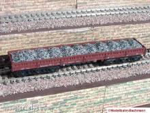 Modellbahn-Bachmann 2030405 - Schotter Granit für TT-Club und Schirmer, für den 6-achs. Niederbordwagen Sas, Größe: 117 x 20 mm